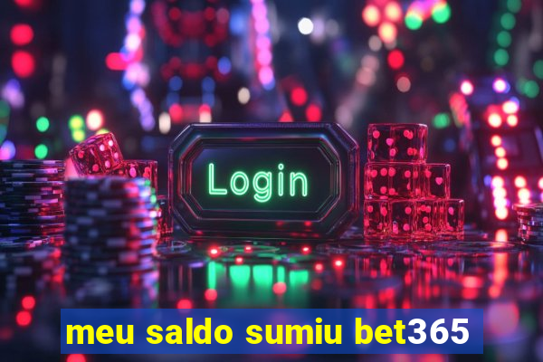 meu saldo sumiu bet365